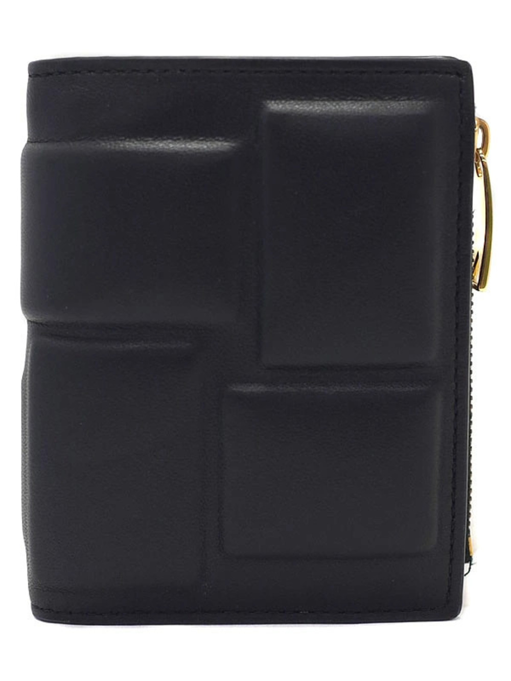 Bottega Veneta Padded Bi fold Zipper Wallet Short